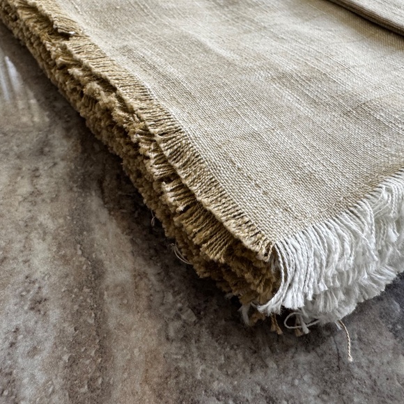 Set of 10- Design Imports-20" x 20" Natural Beige 100% Cotton Cloth Napkins - Picture 3 of 3